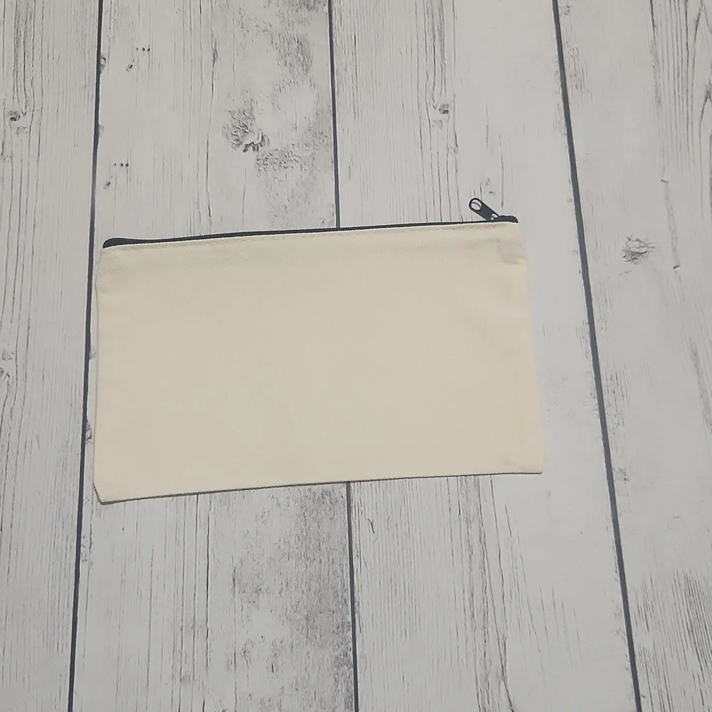 Initial B In Floral Design Pouch. Great For Organization Or Makeup Bag